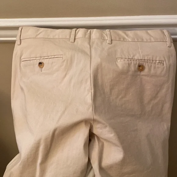 Gucci Khaki Flat Front Pants - Picture 6 of 6